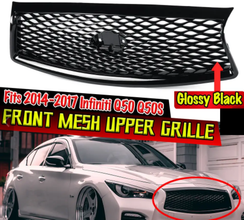 Infiniti Q50 2014-2017 Replacement Black Gloss Grille