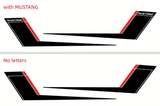 Mustang Roush Style Side Decal Set