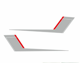 Mustang Roush Style Side Decal Set