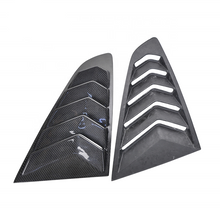 Mustang (15-23) 100% Carbon Lambo Fin Quarter Window Louvers