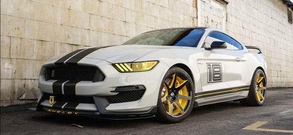 Mustang FN (18-23) Yellow Headlight Vinyl Tint Kit