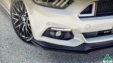 Load image into Gallery viewer, White Ford Mustang S550 FM Front Lip Splitter

