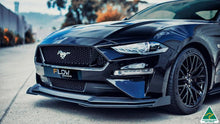 Load image into Gallery viewer, Black 2018 Mustang S550 FN Front Splitter Winglets
