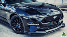 Load image into Gallery viewer, Black 2018 Mustang S550 FN Front Splitter Extension
