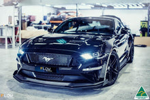 Load image into Gallery viewer, Black 2018 Mustang S550 FN Front Splitter Winglets
