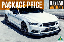 Load image into Gallery viewer, White Mustang S550 FM Front Lip/Side Splitters &amp; Rear Diffuser
