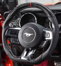 Mustang Forged Carbon Steering Wheel w Nappa