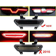 Load image into Gallery viewer, Mustang (15-17) Smoked All-In-One Full LED Red/White Rear Fog Light
