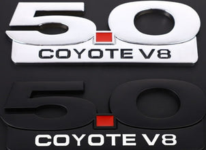 Mustang 5.0 Coyote V8 Grille Badge