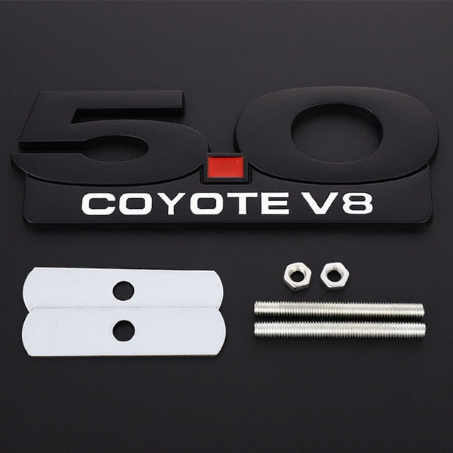 Mustang 5.0 Coyote V8 Grille Badge