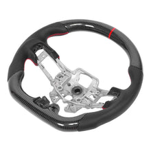 Mustang Black Carbon Steering Wheel w Nappa