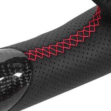 Mustang Black Carbon Steering Wheel w Nappa