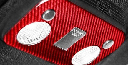 Mustang (15-23) Red Carbon Map Lamp Cover