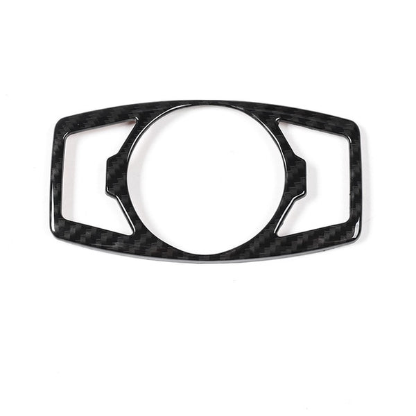 (Clearance) Carbon Look Head Light Button Switch Cover - Mustang 15-23
