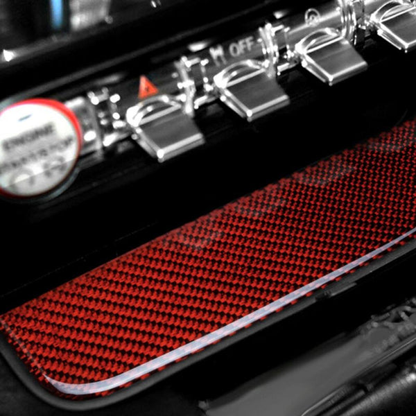 Mustang (15-23) Red GT Carbon Coin Tray Décor