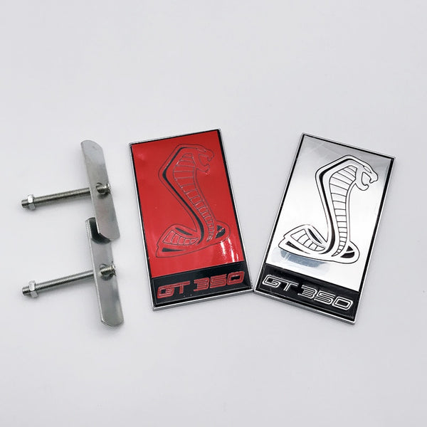 Mustang GT350 Metal Grille Badge