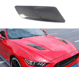 Mustang FM (15-17) GT CARBON FIBER HOOD VENTS TYPE-OE