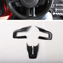 Load image into Gallery viewer, Mustang (15-23) Carbon Look Steering Wheel Trim
