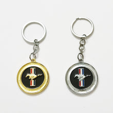 Ford Mustang Metal Medallion Key Ring