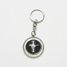Ford Mustang Metal Medallion Key Ring