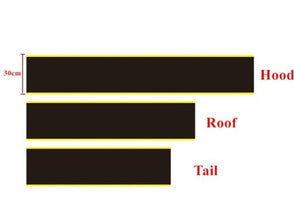 Mustang OTT Stripe Decal with Pin Striping